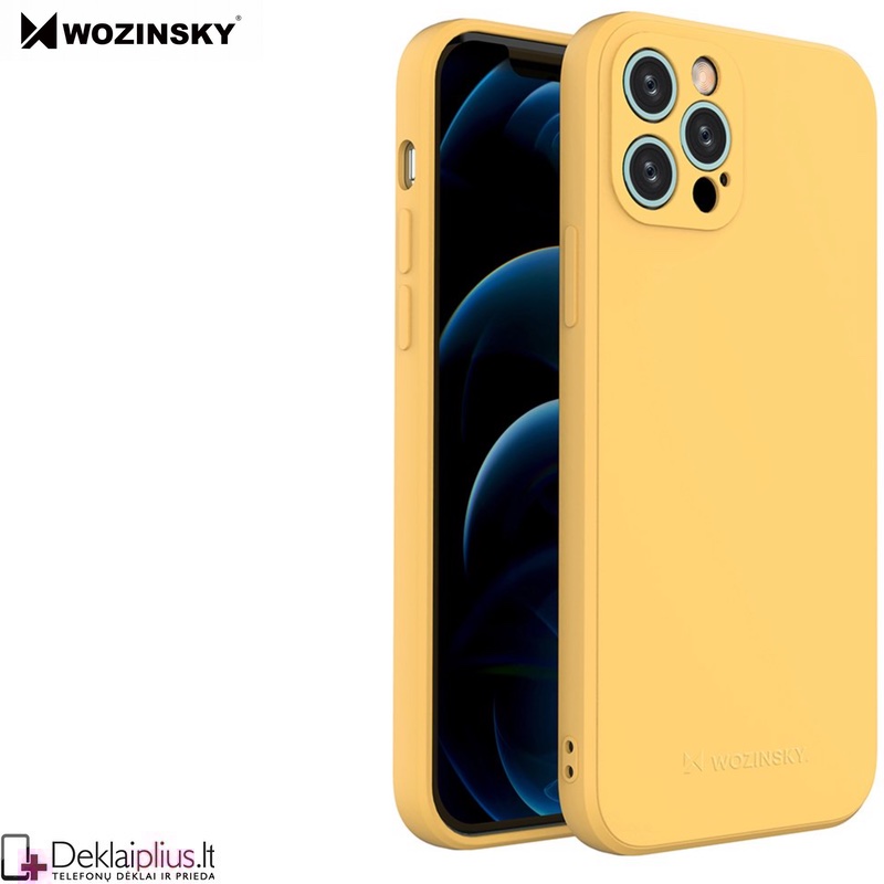 Wozinsky guminis 1mm. storio dėklas - geltonas (telefonui Apple Iphone 12 Pro) Wozinsky guminis 1mm. storio dėklas - geltonas (telefonui Apple Iphone 12 Pro)